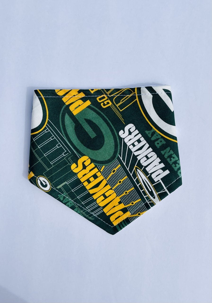 Green Bay Packers Heart Dog Bandana